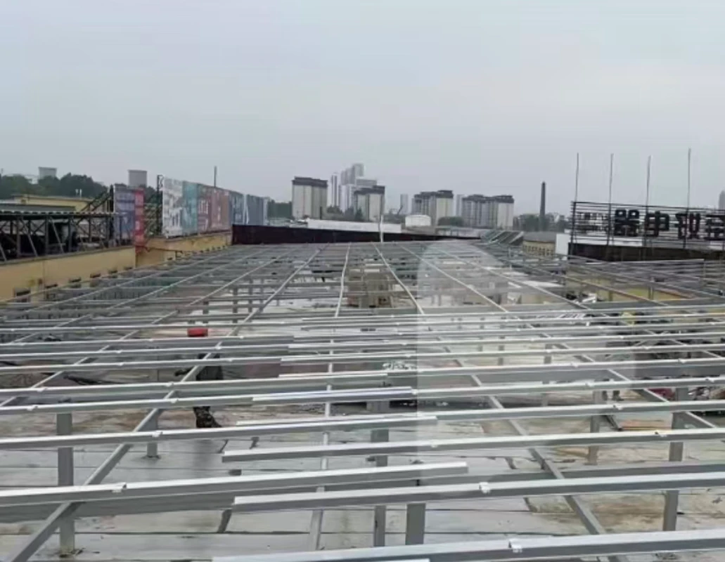 completed rooftop solar mounting installation (2)