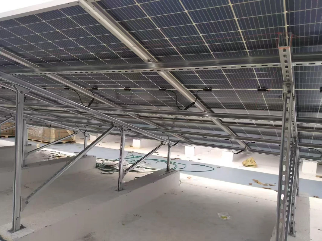 completed rooftop solar mounting installation (5)